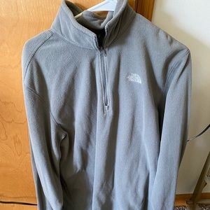 North face long sleeve half zip fleece